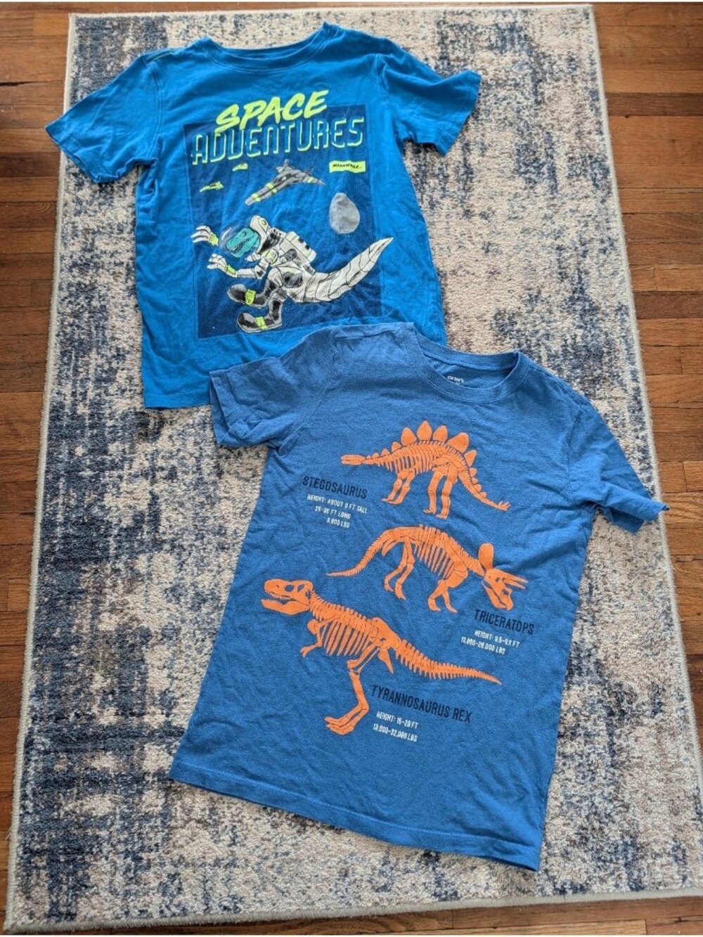 Boys Carter's dinosaur shirts size 12